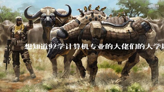 想知道92学计算机专业的大佬们的大学规划和经历，可以和我分享一下吗？